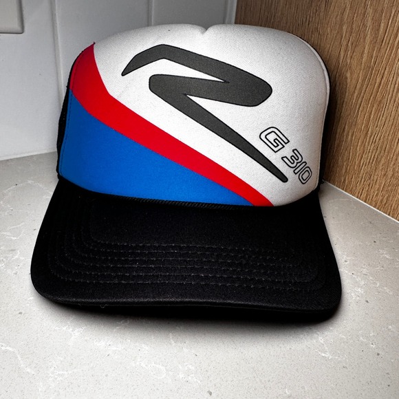 BMW G310 Trucker Hat‎ Cap White Black Blue Red Logo Snapback Motorrad